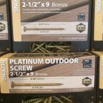 #9x2 1/2" Star Drive Bronze Ceramic Screws 5#