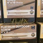 #10 x 4" Star Drive Bronze Ceramic Screws 1#