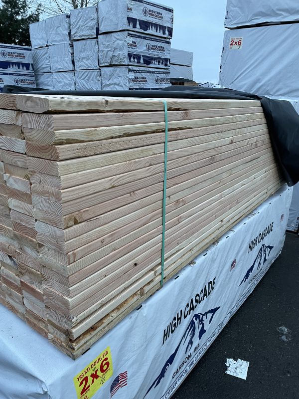 2X6 - 8' Select Douglas Fir Kiln Dried
