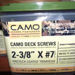 Camo 2 3/8" x #7 Deck Screws 1750ct