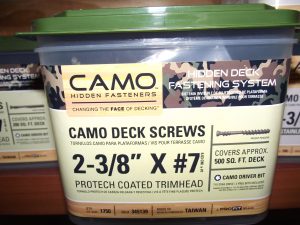 Camo 2 3/8" x #7 Deck Screws 1750ct