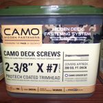Camo 2 3/8" x #7 Deck Screws 700ct