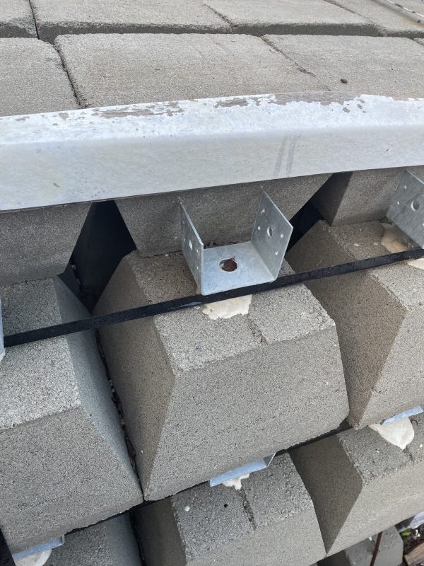 12" Pier Block With Fixed Saddle - Image 3