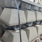 12" Pier Block With Fixed Saddle