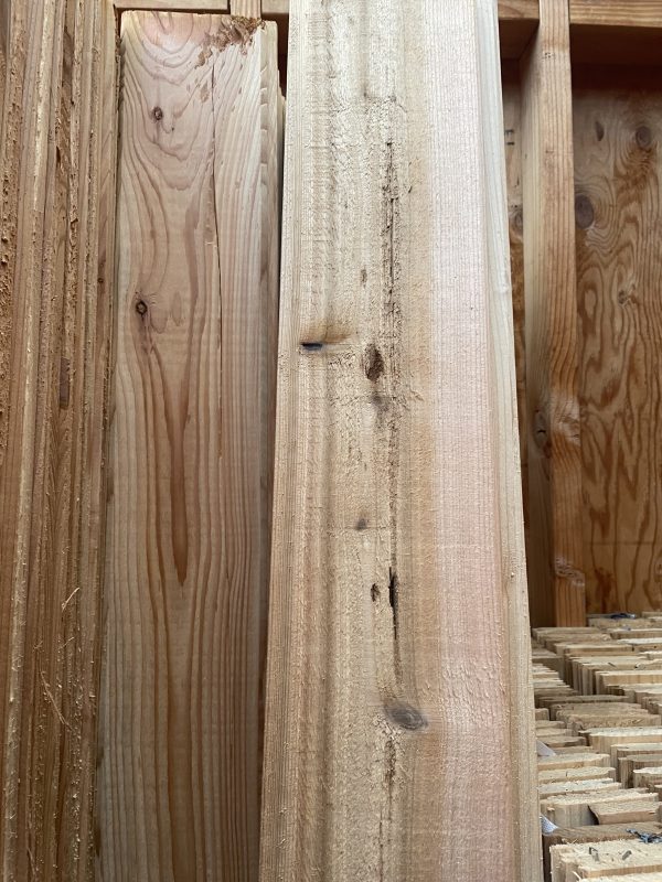 1X6-8' Western Red Cedar Utility Grade Tongue and Groove - Image 2