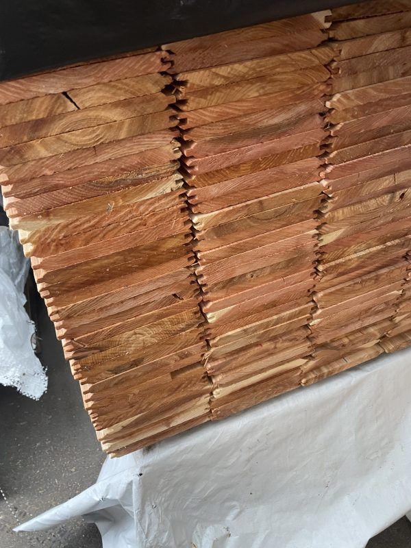 1X8-8' Western Red Cedar Utility Grade Tongue and Groove