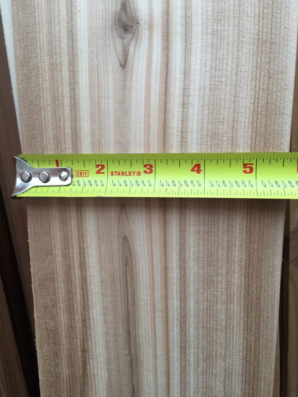 11/16" x 6"  Select Knotty Bevel Siding