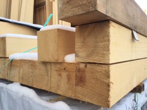 6X6 Alaskan Yellow Cedar Rough, Appearance grade