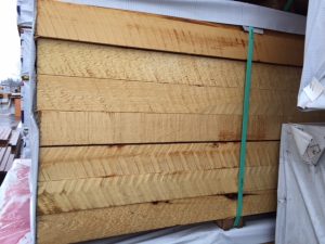 8X8 Alaskan Yellow Cedar Rough, Appearance grade