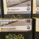 #8 x 2" Star Drive Bronze Ceramic Screws 1#