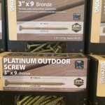 #9x3" Star Drive Bronze Ceramic Screws 5#