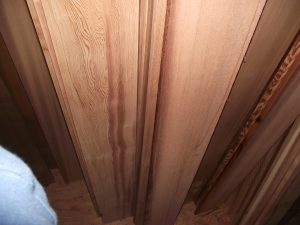 1 x 8 clear utility cedar