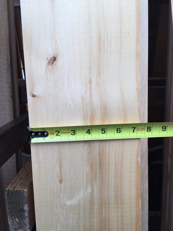 1x8 Alaskan Yellow Cedar Appearance Grade, Kiln Dried - Image 2