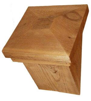 8x8 cedar post cap